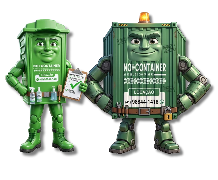 LOCAÇÃO DE CONTAINERS E BANHEIROS DE REDE